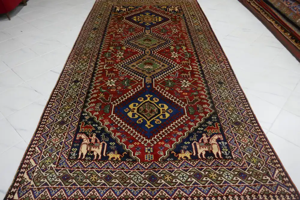 Tappeto Persiano Yalameh 315×162-N.10371