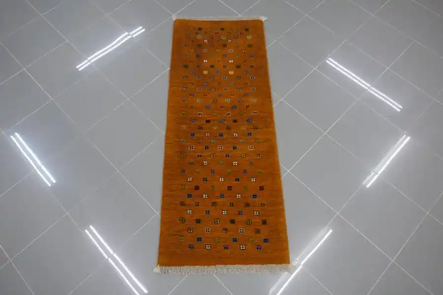 Tappeto Fondoletto Scendiletto Persiano Gabbeh Gashgai Kashkuli 45×57-N.14069