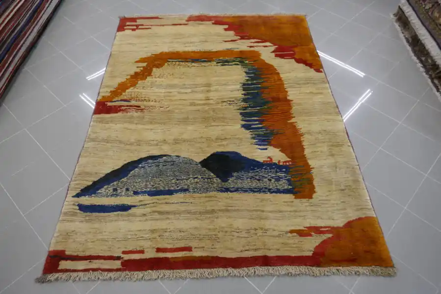 Tappeto Persiano Gabbeh Gashgai 231×172-N.14040