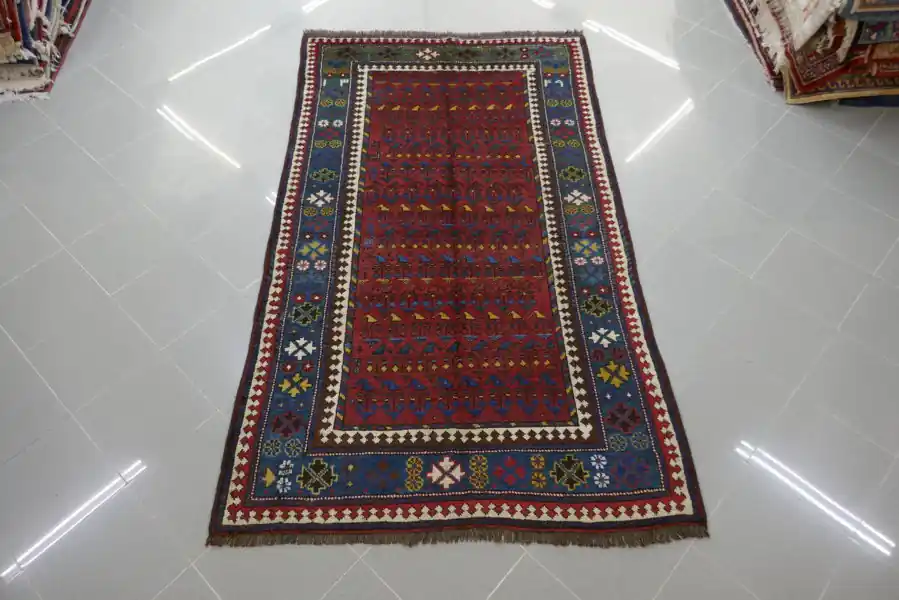 Antico Tappeto Persiano Kelardasht 224×131-N.11670