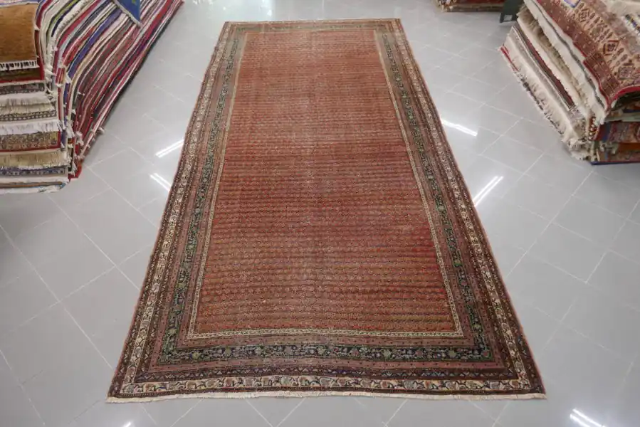 Antico Tappeto Kelley Saruk Mir Persia 400×183-N.14250
