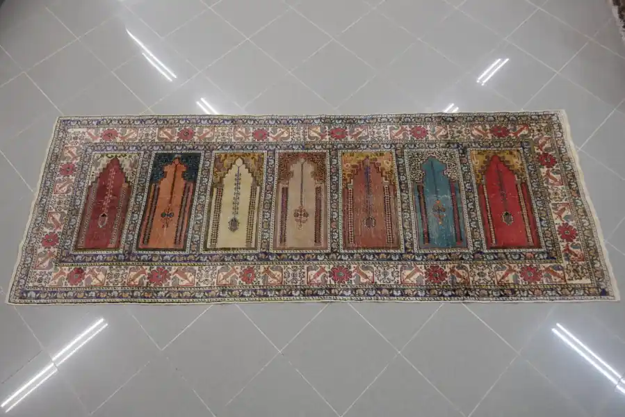 Tappeto Turco Kayseri Saf Vintage 232×86-N.14207