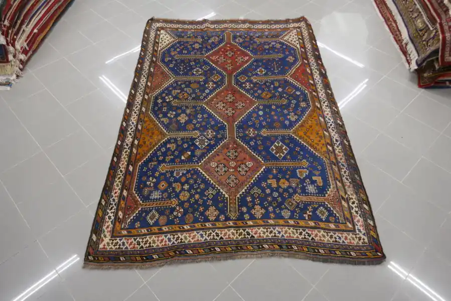 Antico Tappeto Gashgai Persia 243×162-N.13743