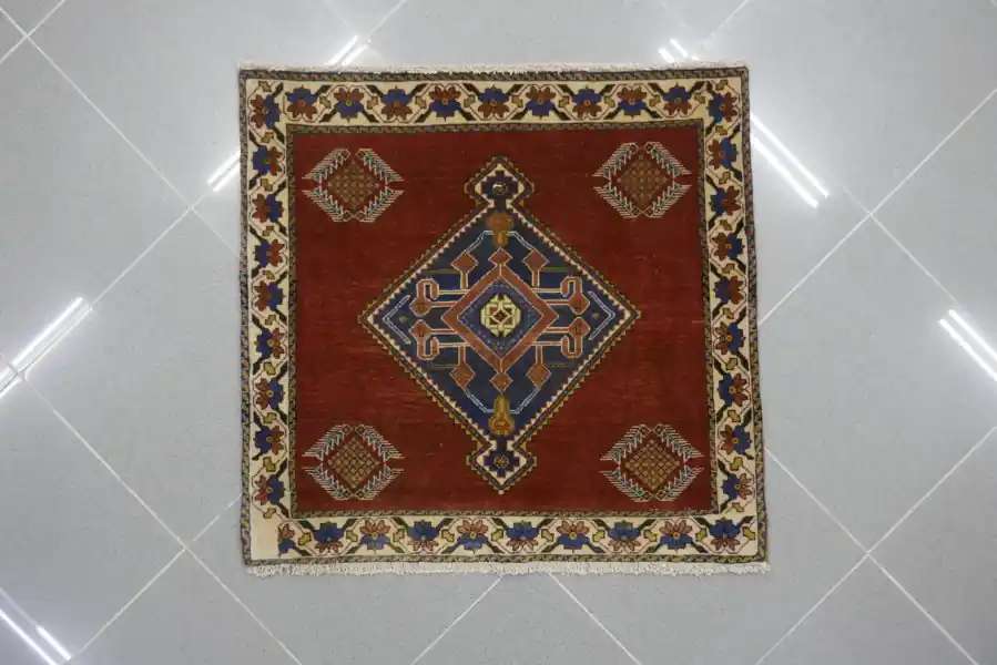 Piccolo Tappeto Persiano Gashgai Kashkuli 62×65-N.13665