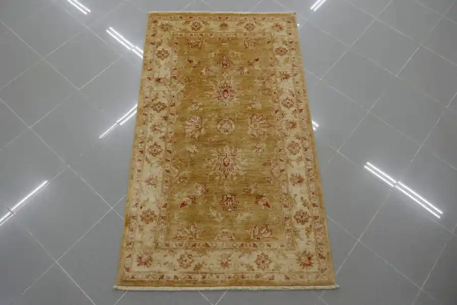 Piccolo Tappeto Ziegler Extra Fondo Oro 149×86-N.11895