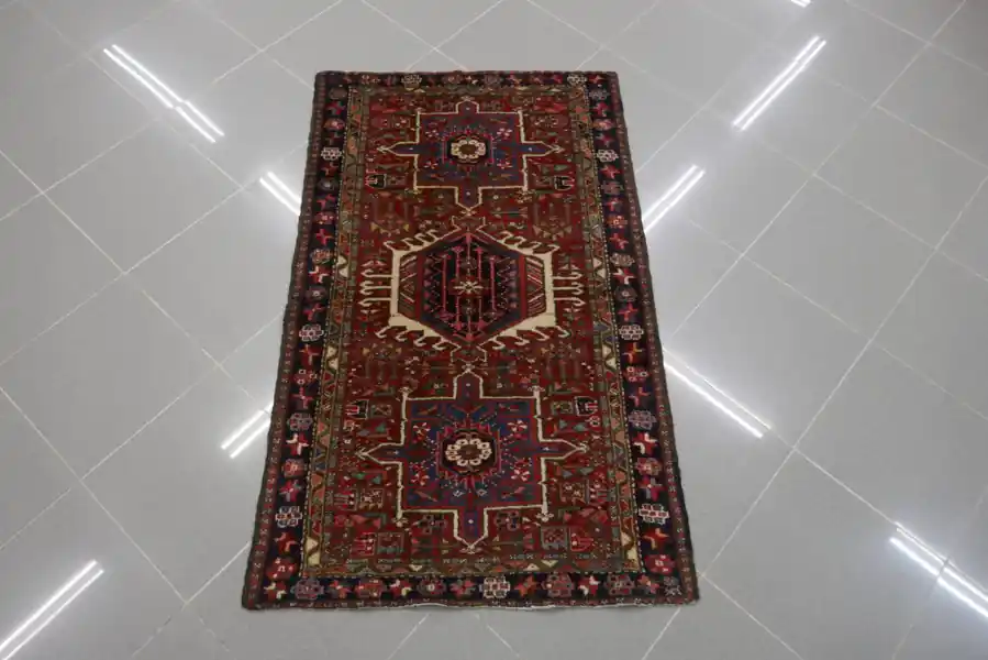 Piccolo Antico Tappeto Persiano Gharajeh 125×73-N.14125