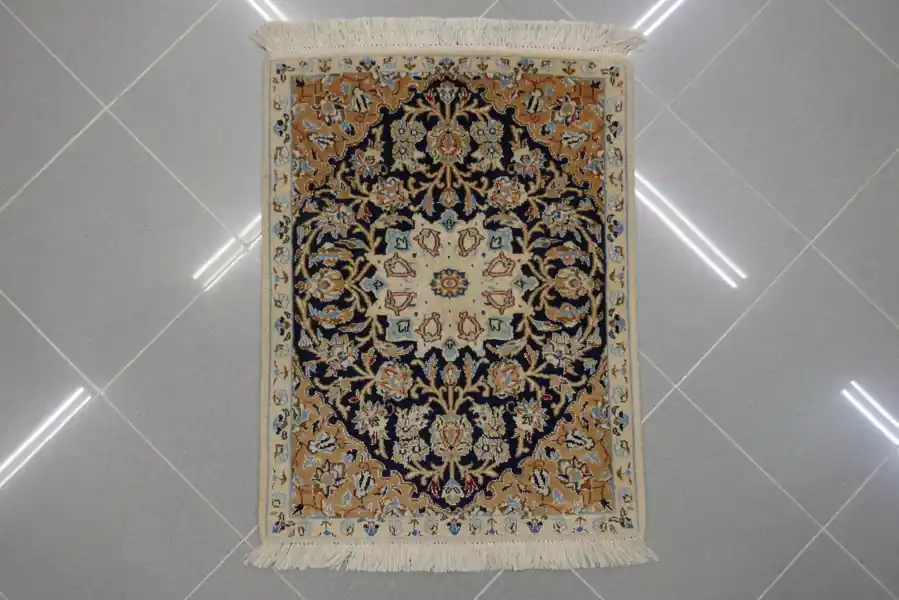 Piccolo Tappetino Nain 9 Fili Persia 74×56-N.14143