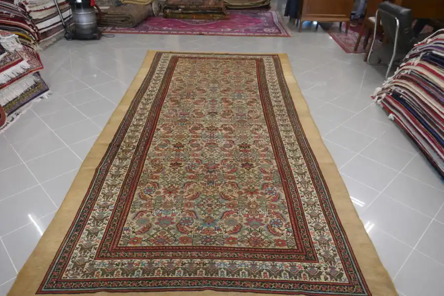 Antico Tappeto Hamadan Persia 348×174-N.13929