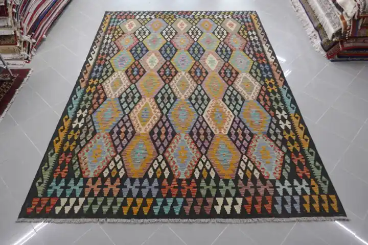 Kilim Afghano 298×212-N.13940