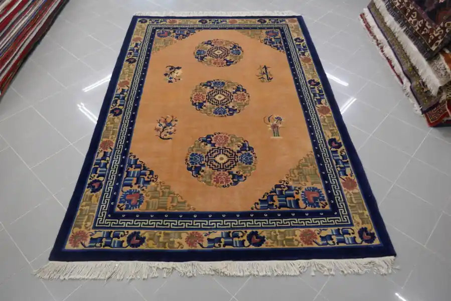 Tappeto Cinese Pechino Color Champagne 275×186-N.13903