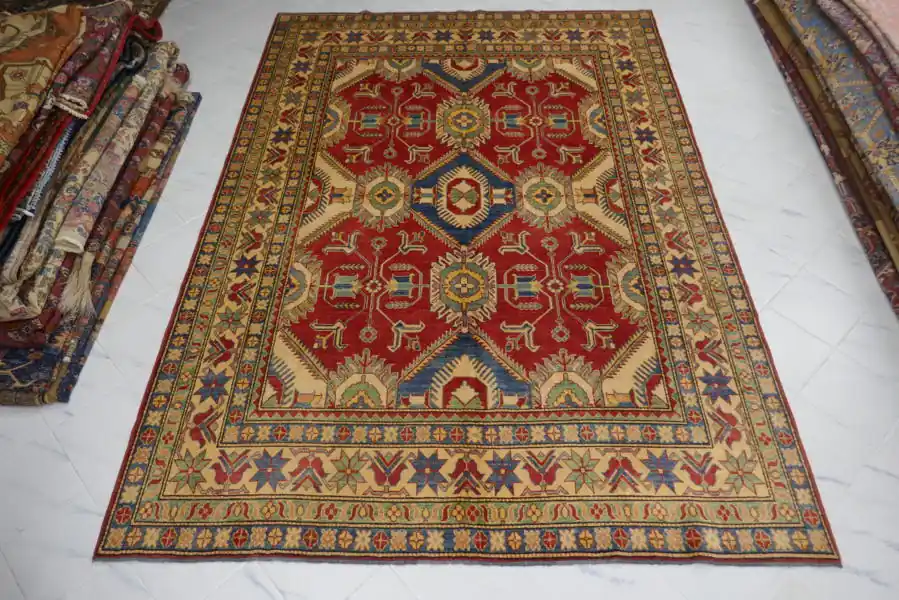 Tappeto Grande Salotto Uzbek Kazak Extra 338×240-N.11077
