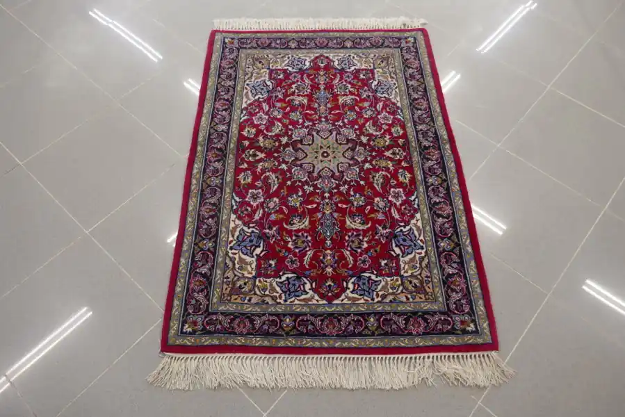Piccolo Isfahan Misto Seta, Extrafine 103×73-N.13890