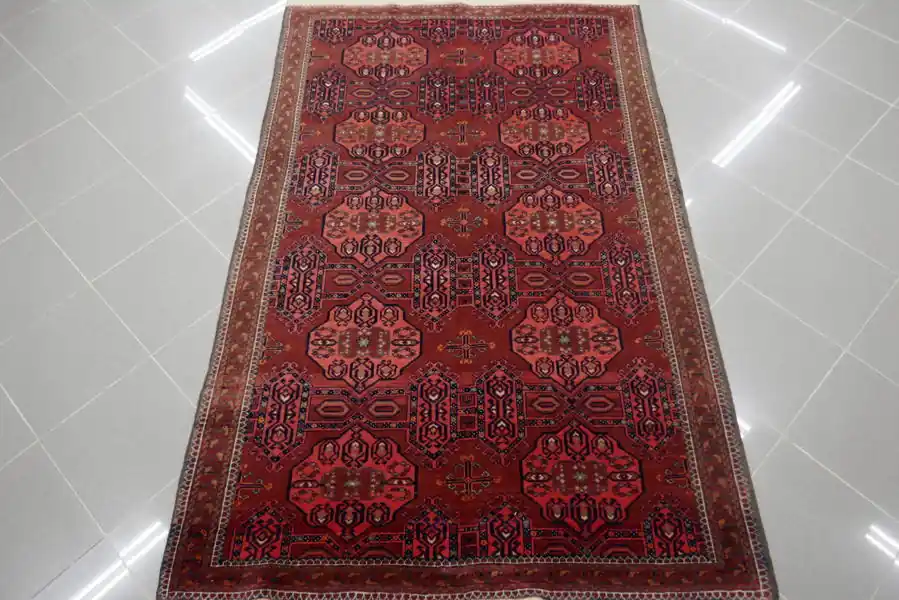Tappeto Afghano Bukhara Turcomanno Beshir 200×125-N.AH