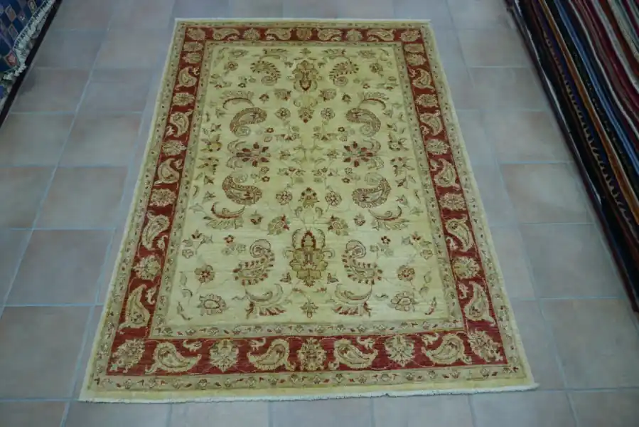 Tappeto Salotto Ziegler Extra Fondo Avorio 200×143-N.267682