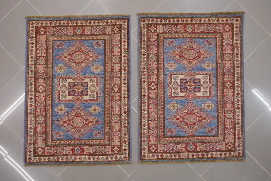 Scendiletti Uzbek Kazak Extra 88×62-88×63 N.12703-12704