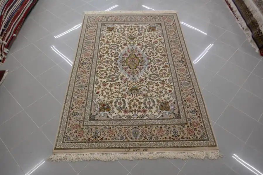Isfahan Misto Seta,Extrafine Firmato 227×150-N.11800