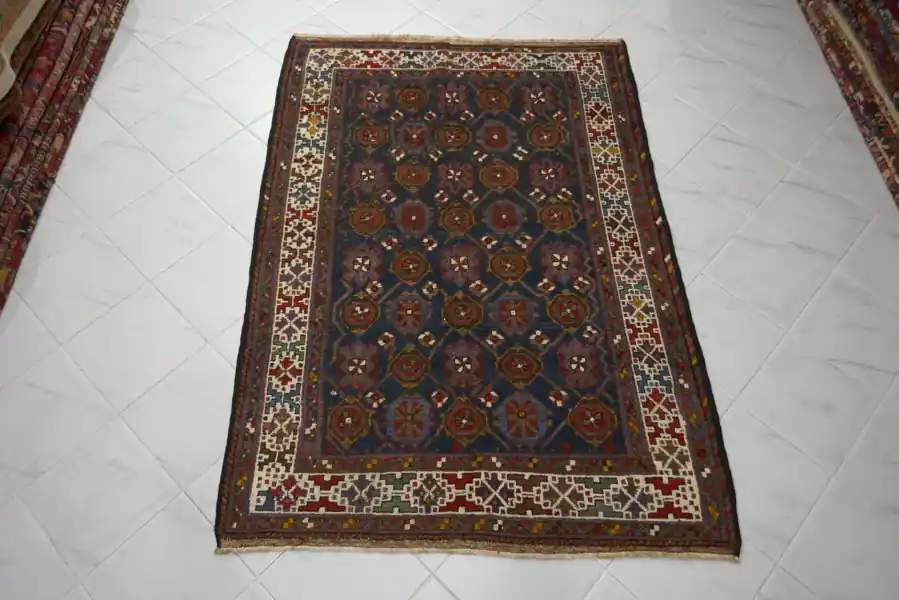 Tappeto Persiano Veramin Khaki Antico 190×132-N.12553