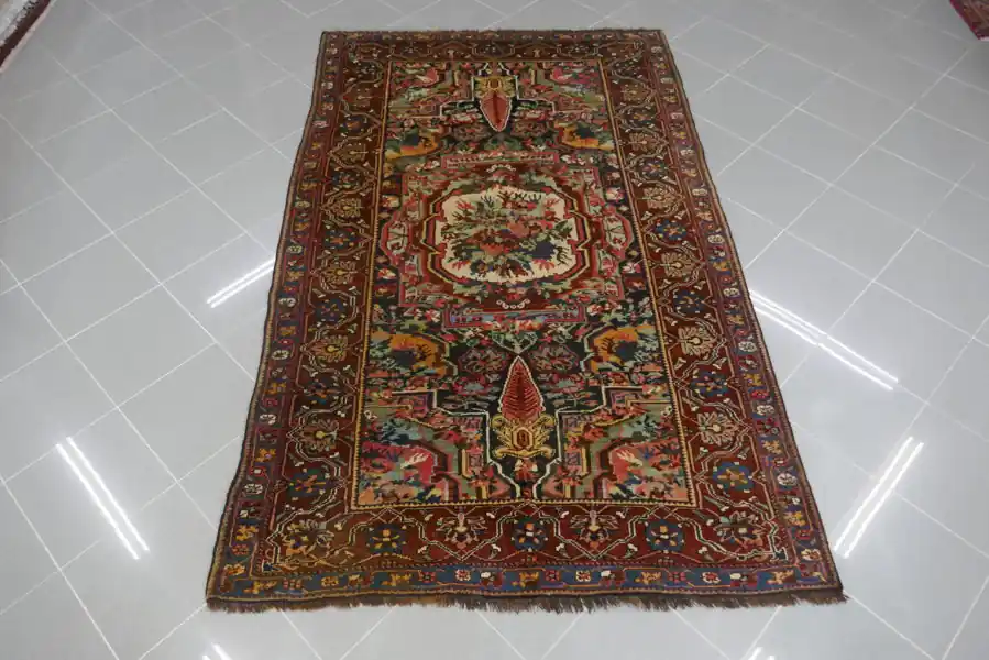 Tappeto Persiano Bakhtiari BIBIBAFT Antico 230×143-N.13609