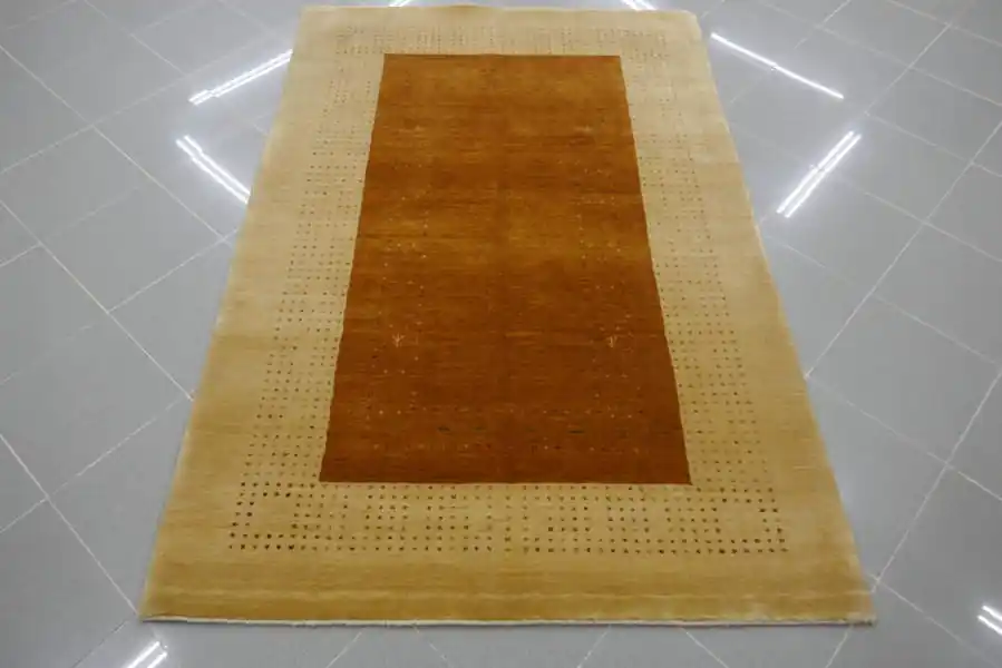 Tappeto Moderno Gabbeh Kashkuli Fondo Marrone 188×126-N.10511