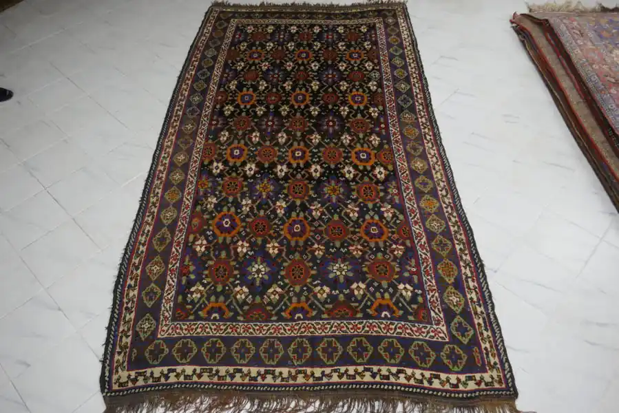 Antico Tappeto Persiano Veramin Khaki 310×174-N.10962
