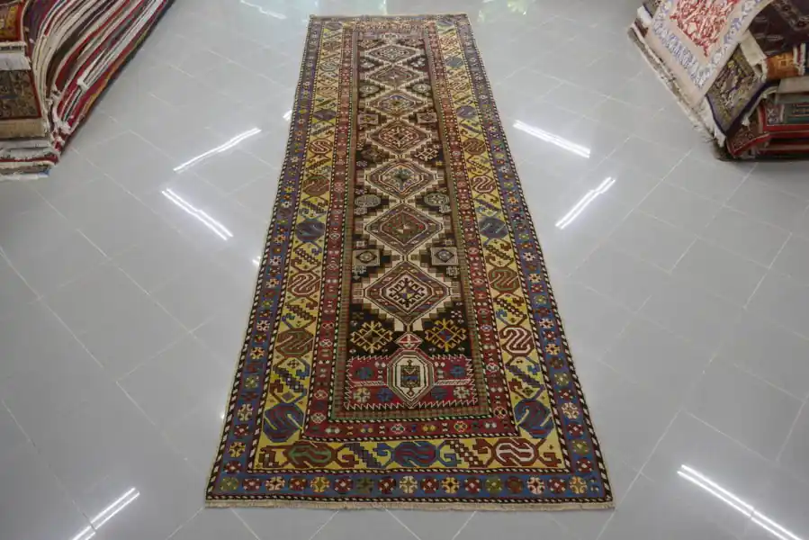 Antica Passatoia Shirvan Gubpa Caucaso 378×120-N.13653