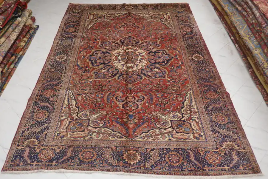 Antico Heriz Persia 350×245-N.12547