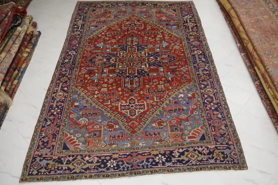 Antico Heriz Persia 334×235-N.12594