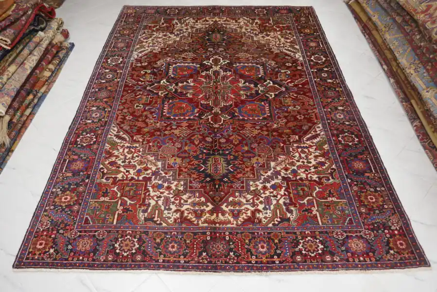 Antico Heriz Persia 339×250-N.12502