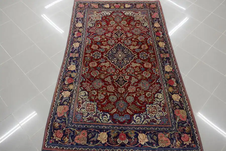 Antico Tappeto Keshan, Persia 208×128-N.12543