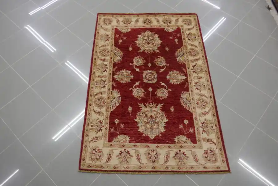 Tappeto Afghano Ziegler Extra Rosso 149×100-N.13368