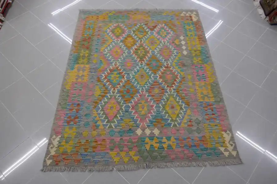 Kilim Afghano 195×155-N.13839