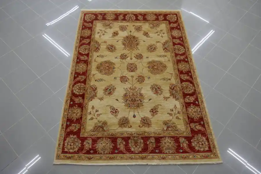 Tappeto Salotto Ziegler Extra Fondo Avorio 210×147-N.13050