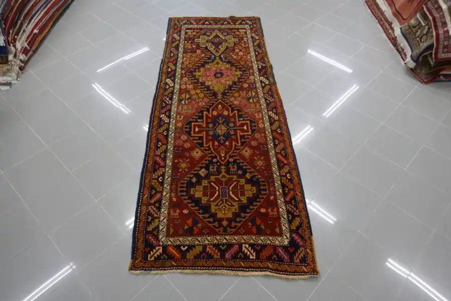 Passatoia Caucasica Karabagh Antica 266×97-N.13746