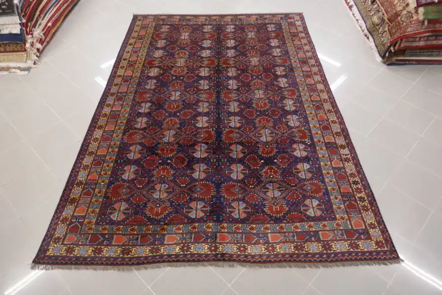 Tappeto Afghano Uzbek Kazak Beshir Extra 290×198-N.13768
