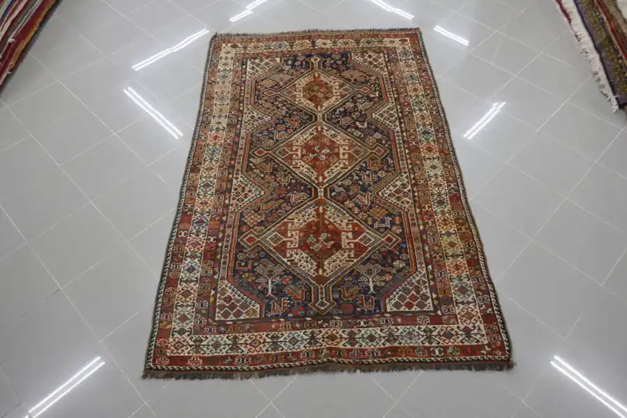 Tappeto Persiano Gashgai Antico 202×130-N.13717