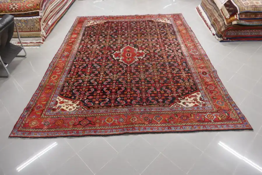 Antico Tappeto Enjelas Persia 335×260-N.13661