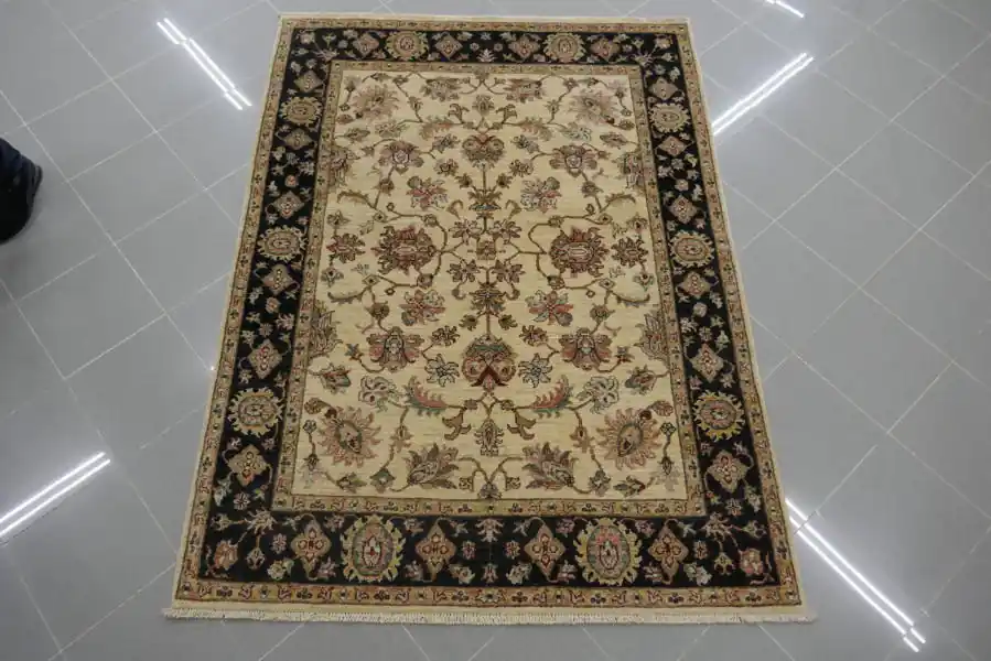 Tappeto Salotto Ziegler Extra Fondo Chiaro 194×143-N.12896