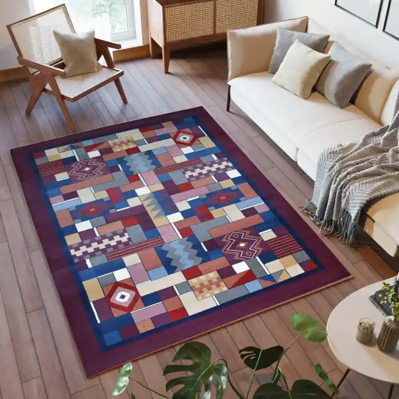 REGAL SHIRAZ - Tappeto Classico Stile Persiano Geometrico 2064 Rosso
