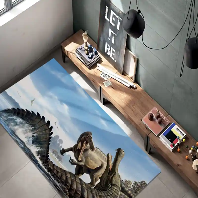 Tappeto Passatoia Salotto Cucina Bagno Lavabile Dinosauro Torosauro - DINO0003