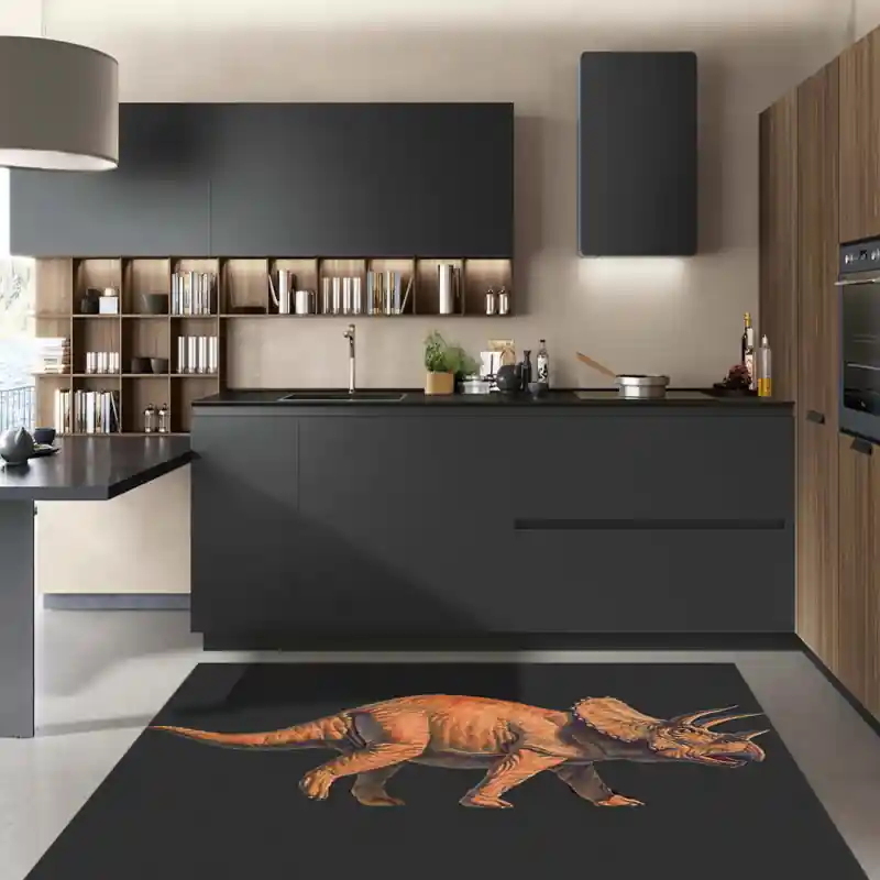 Tappeto Passatoia Salotto Cucina Bagno Lavabile Dinosauro Pachinosauro - DINO0002