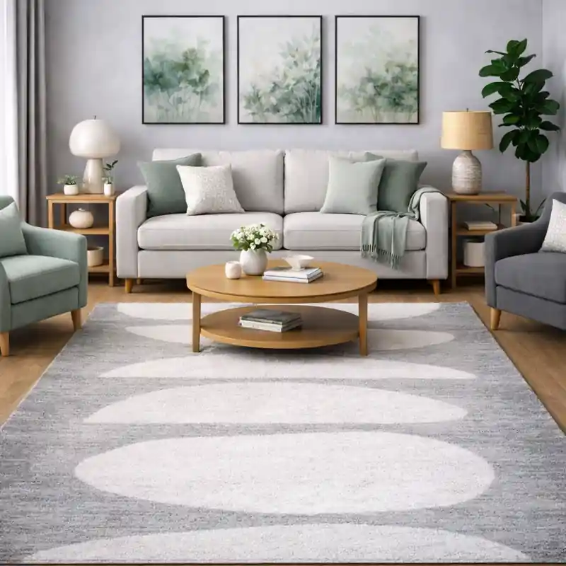 SAHARA - Tappeto Moderno Shaggy Soft Touch Grigio Beige - 23415-5262