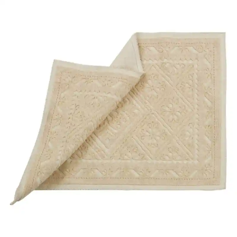 VENEZIA - Tappeto Egiziano da Bagno Classico in Cotone CANAL GRANDE - Beige