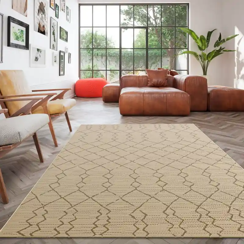 GRACE OUTSTYLE - Tappeto Stuoia Indoor/Outdoor in Juta - Resistente ideale per esterno - 39642726