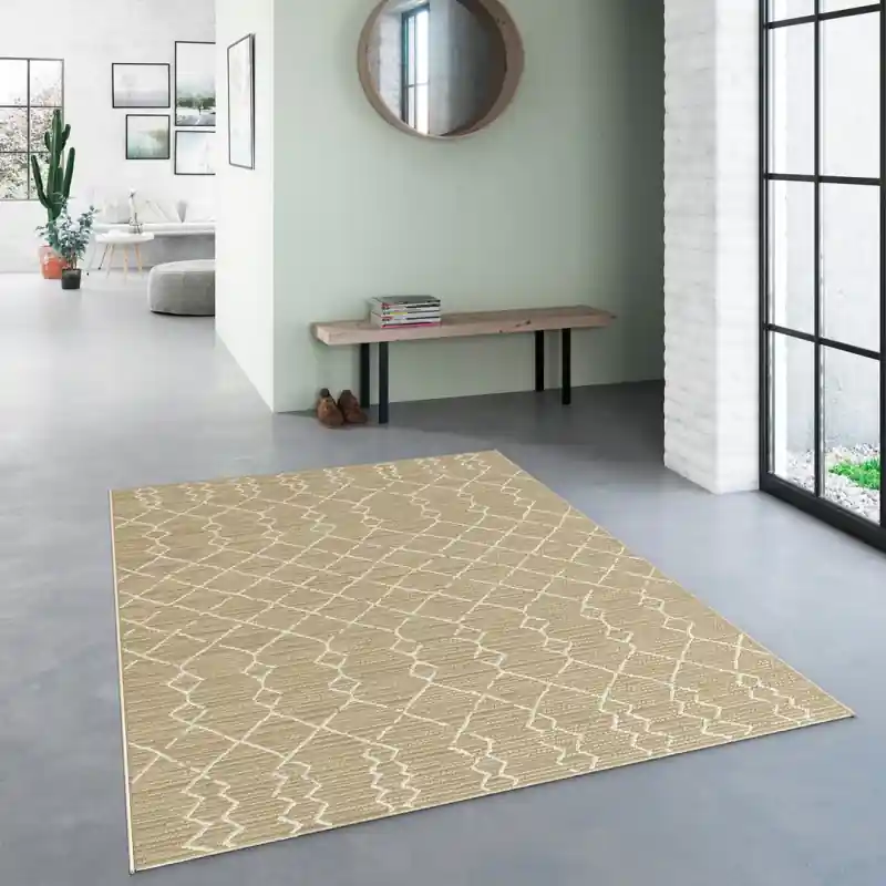 GRACE OUTSTYLE - Tappeto Stuoia Indoor/Outdoor in Juta - Resistente ideale per esterno - 39642363