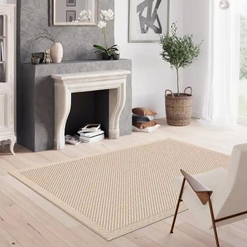 GRACE OUTSTYLE - Tappeto Stuoia Indoor/Outdoor in Juta - Resistente ideale per esterno - 39016026