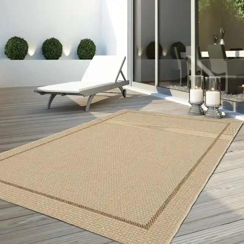 GRACE OUTSTYLE - Tappeto Stuoia Indoor/Outdoor in Juta - Resistente ideale per esterno - 39013026