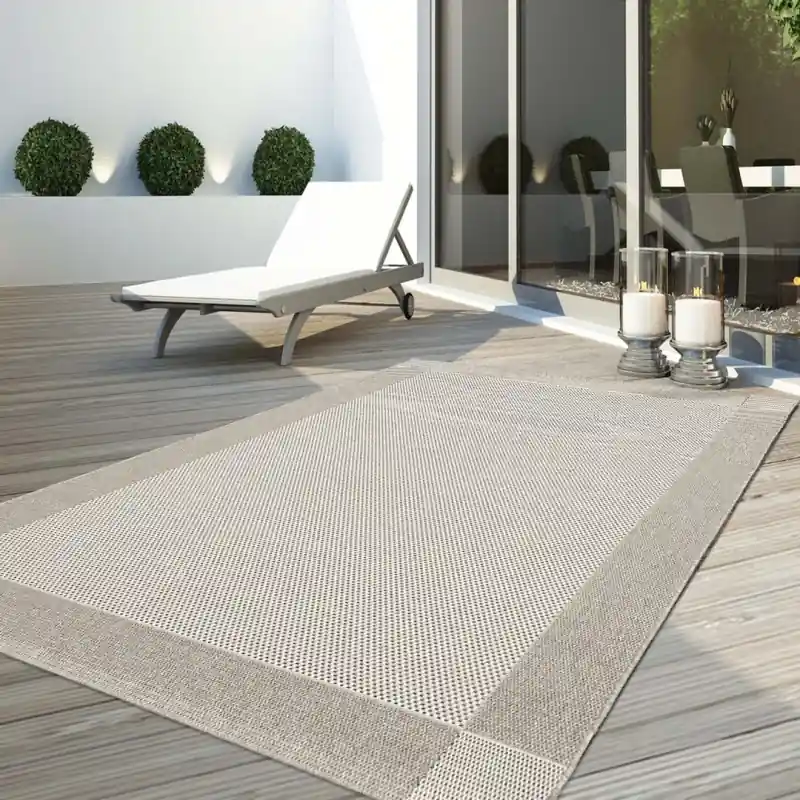 GRACE OUTSTYLE - Tappeto Stuoia Indoor/Outdoor in Juta - Resistente ideale per esterno - 3900763