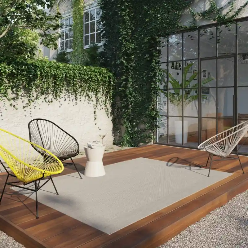 OUTSTYLE - Tappeto Stuoia Indoor/Outdoor in Juta - Resistente ideale per esterno - 3900-037