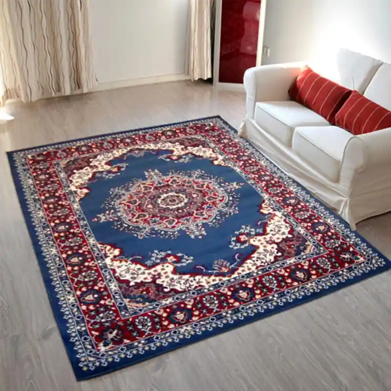 PERSIAN X - Tappeto Orientale Classico Persiano Fiori Rosone - 4480 Blu Chiaro