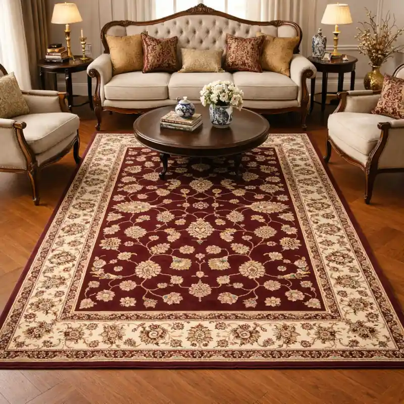 CLASSIC TOUCH - Tappeto Classico Stile Persiano Rosso Beige - 9597